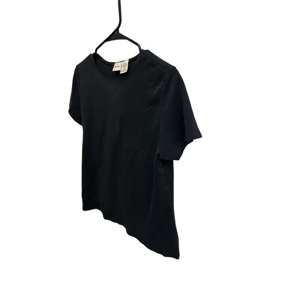 Merona Black Short Sleeve T Shirt XL Cotton Blend Versatile Comfortable Minimal - Picture 3 of 9